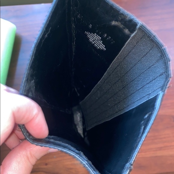 Nine West Braille - Black Knee Boots with Smooth Finish and Side Detailing - Picture 8 of 11